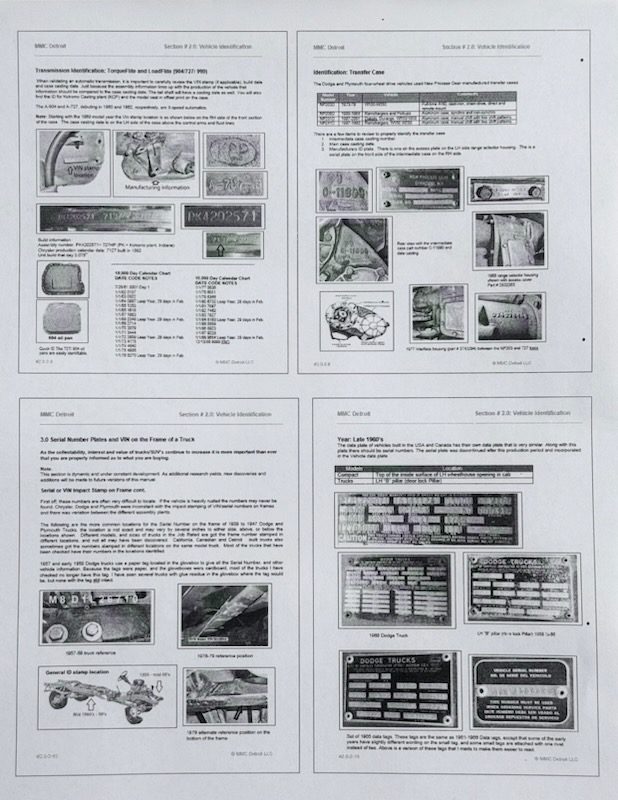 Dodge and Plymouth Truck and SUV Manual (DPTX Vol 4) - Image 4